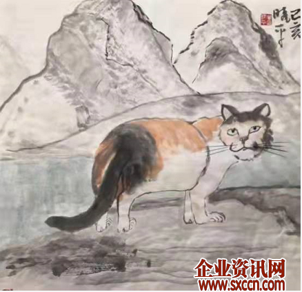 名家作品鉴赏---书画家牟晓平与他笔下的猫