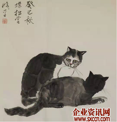 名家作品鉴赏---书画家牟晓平与他笔下的猫