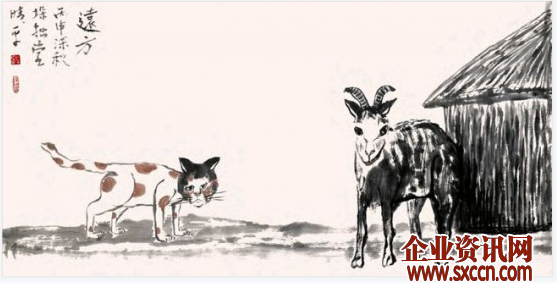 名家作品鉴赏---书画家牟晓平与他笔下的猫
