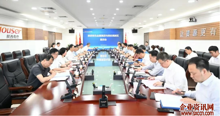 陕西有色金属集团与西安高新区座谈交流